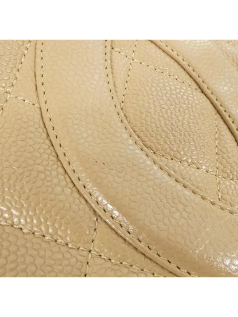 Chanel Vintage Bag Handbag Beige